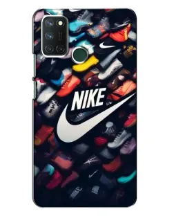 Чохол для Realme 7i з картинкою «Колекція кросівок Nike»