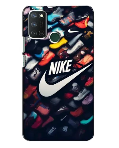 Чехол для Realme 7i с картинкой «Коллекция кроссовок Nike»