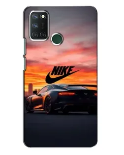 Чохол для Realme 7i з картинкою «Nike та суперкар»