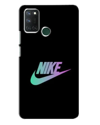 Чехол для Realme 7i с картинкой «Nike — городская ночь»