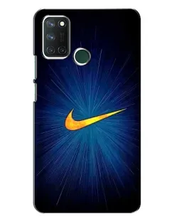 Чохол для Realme 7i з картинкою «Синій пульс Nike»