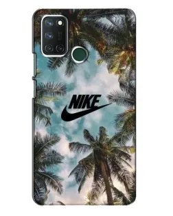 Чохол для Realme 7i з картинкою «Тропічний принт Nike»