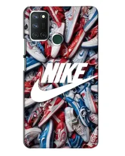 Чохол для Realme 7i з картинкою «Колаж кросівок Найк»