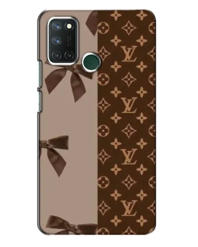 Чехол для Realme 7i с картинкой «Louis Vuitton — банты»