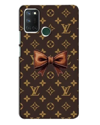 Чехол для Realme 7i с картинкой «LV с бантом»