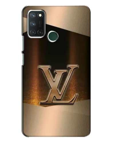 Чехол для Realme 7i с картинкой «LV — золотое сияние»