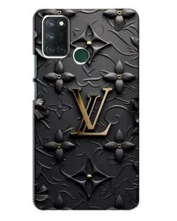 Чехол для Realme 7i с картинкой «Кожаная текстура LV»