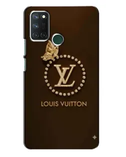 Чехол для Realme 7i с картинкой «LV — золотая печать»