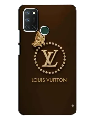 Чехол для Realme 7i с картинкой «LV — золотая печать»