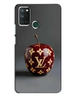 Чехол для Realme 7i с картинкой «Красное яблоко LV»