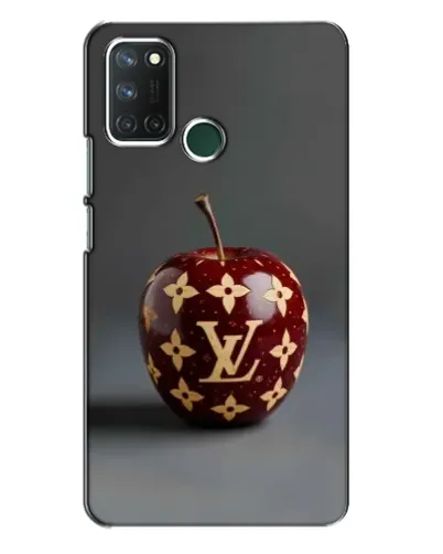 Чехол для Realme 7i с картинкой «Красное яблоко LV»
