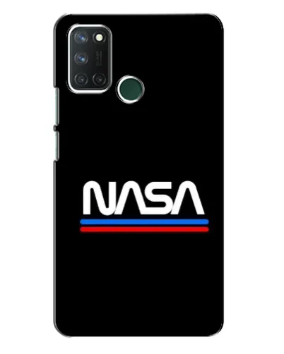 Чехол для Realme 7i с картинкой «NASA — классика Red Blue»