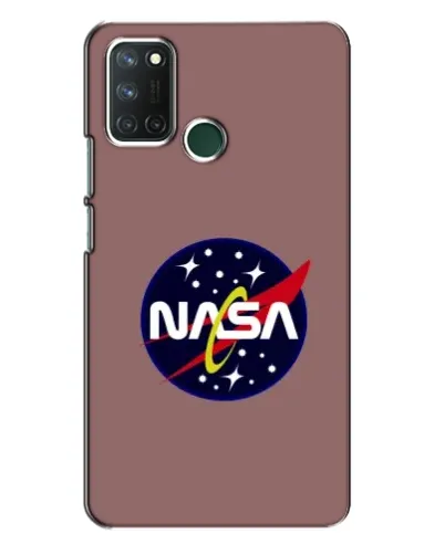 Чехол для Realme 7i с картинкой «NASA — ретро космос»