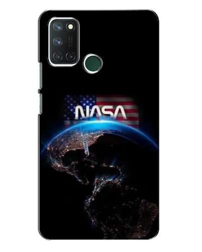 Чехол для Realme 7i с картинкой «Земля из космоса NASA»