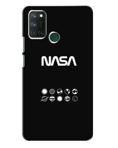 Чехол для Realme 7i с картинкой «NASA — технический принт»