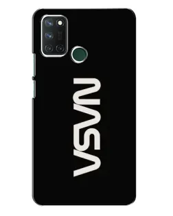 Чехол для Realme 7i с картинкой «NASA — вертикальный логотип»