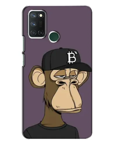 Чехол для Realme 7i с картинкой «Bored Ape в кепке»