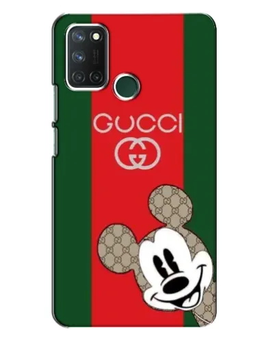 Чехол для Realme 7i с картинкой «Gucci — полосы и Микки» Чехол для Realme 7i с картинкой «Gucci — полосы и Микки»