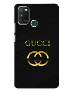 Чехол для Realme 7i с картинкой «Золотой логотип Gucci»