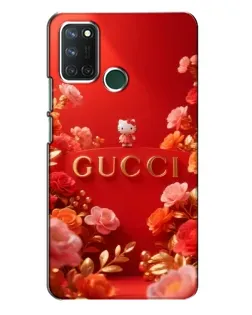 Чехол для Realme 7i с картинкой «Gucci — золотой сад»