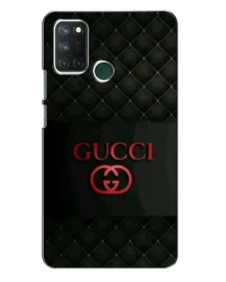 Чехол для Realme 7i с картинкой «Gucci — стеганый черный»