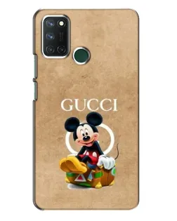 Чехол для Realme 7i с картинкой «Микки Маус Gucci — крафт»