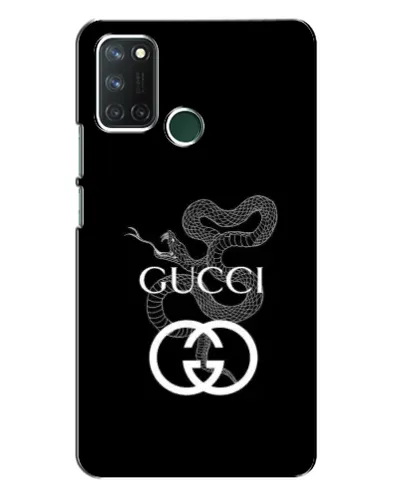 Чехол для Realme 7i с картинкой «Gucci — серебряная змея» Чехол для Realme 7i с картинкой «Gucci — серебряная змея»