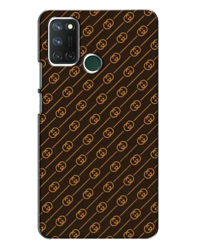 Чехол для Realme 7i с картинкой «Gucci — золотые диагонали» Чехол для Realme 7i с картинкой «Gucci — золотые диагонали»
