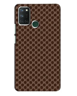 Чехол для Realme 7i с картинкой «Gucci — шоколадная сетка»