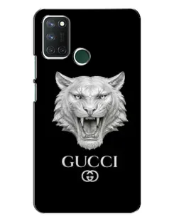Чехол для Realme 7i с картинкой «Gucci — серебряный лев»