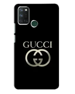 Чехол для Realme 7i с картинкой «Gucci — золото на черном»