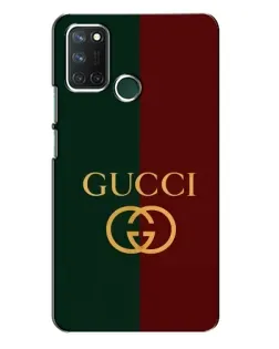 Чехол для Realme 7i с картинкой «Gucci — темно-зеленый градиент»