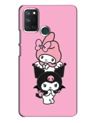 Чехол для Realme 7i с картинкой «My Melody и Kuromi» Чехол для Realme 7i с картинкой «My Melody и Kuromi»