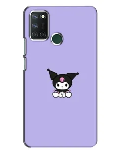 Чехол для Realme 7i с картинкой «Kuromi — фиолетовый минимализм»