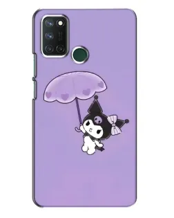Чехол для Realme 7i с картинкой «Kuromi с зонтиком»