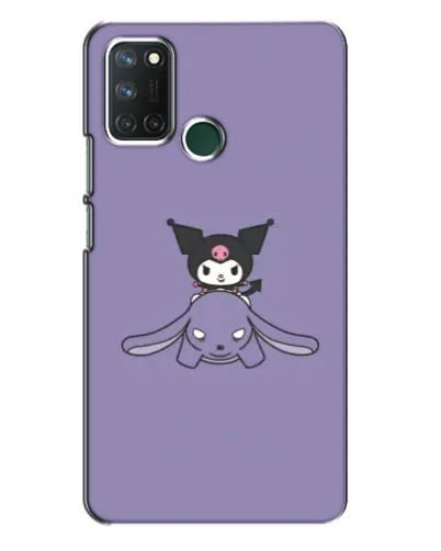 Чехол для Realme 7i с картинкой «Kuromi на лиловом фоне» Чехол для Realme 7i с картинкой «Kuromi на лиловом фоне»