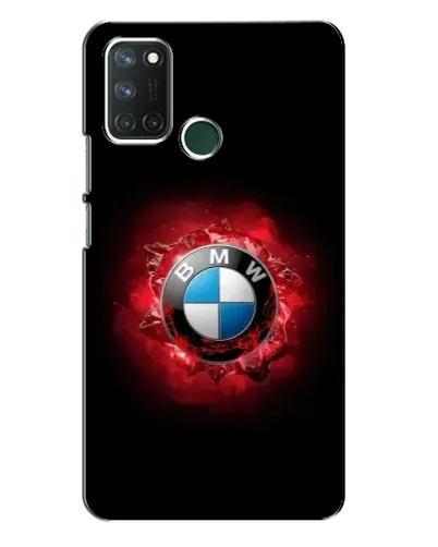 Чехол для Realme 7i с картинкой «Логотип BMW — вспышка»