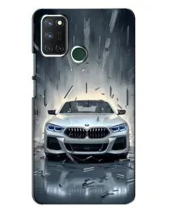 Чехол для Realme 7i с картинкой «BMW в свете фар»