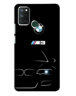 Чехол для Realme 7i с картинкой «Минималистичный принт BMW M3»