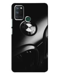 Чехол для Realme 7i с картинкой «Эмблема BMW — макро»