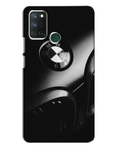 Чехол для Realme 7i с картинкой «Эмблема BMW — макро»