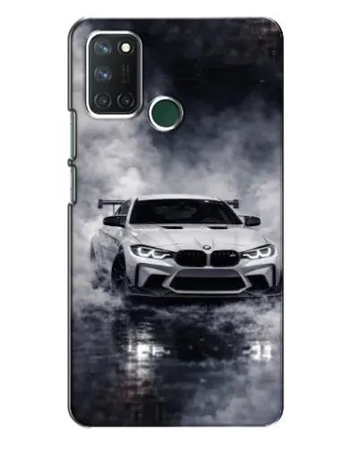 Чехол для Realme 7i с картинкой «BMW сквозь туман»