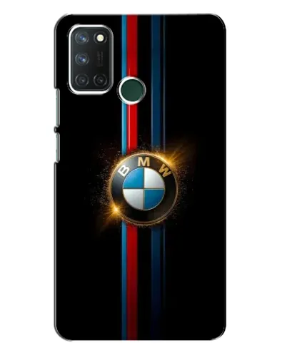 Чехол для Realme 7i с картинкой «BMW M-Power неон»
