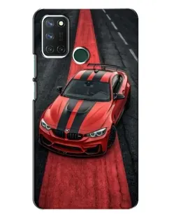 Чехол для Realme 7i с картинкой «BMW на красной дорожке»