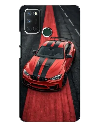 Чехол для Realme 7i с картинкой «BMW на красной дорожке»
