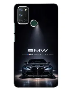 Чехол для Realme 7i с картинкой «BMW сквозь ночной город» Чехол для Realme 7i с картинкой «BMW сквозь ночной город»