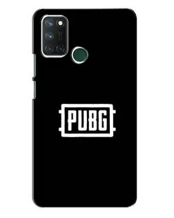Чехол для Realme 7i с картинкой «Лого BMW — металлический блеск»