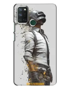 Чехол для Realme 7i с картинкой «PUBG — боец в пыли»
