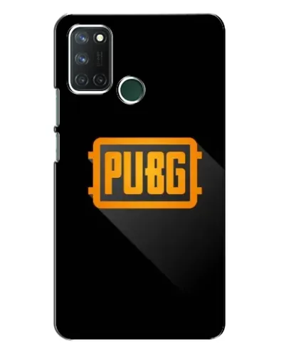 Чехол для Realme 7i с картинкой «PUBG — рамка лого»