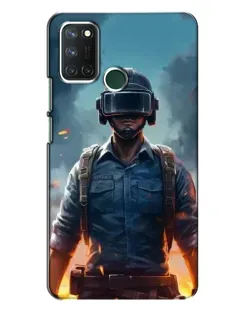 Чехол для Realme 7i с картинкой «PUBG — реалистичный герой»
